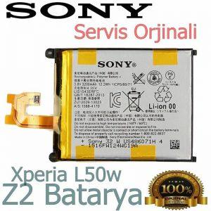 Sony Xperia Z2 L50w Batarya - Servis ürünü - D6503 D6502 LIS1543ERPC