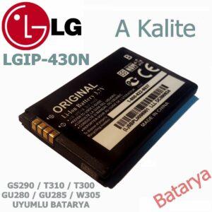 LG LGIP-430N Batarya GS290 / T310 / T300 / GU280 / GU285 / W305 Uyumlu A Kalite Batarya