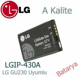 LG LGIP-430A Batarya GU230 Uyumlu A Kalite Batarya