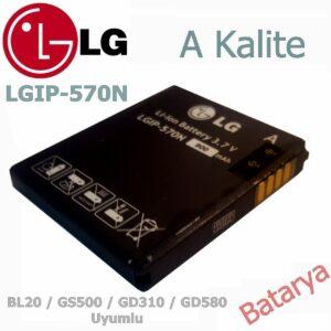 LG BL-20 Batarya LGIP-570N LGIP-470A GM310 GM310 KV800 KV600 Batarya