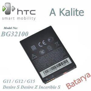 HTC G12 Desire S Desire Z G11 G15 incerible S BG32100 A Kalite Batarya