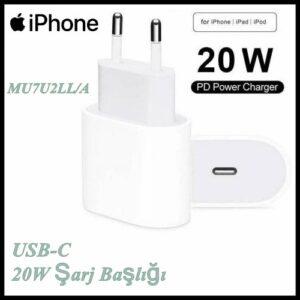 iphone 12 Pro Max 11 uyumlu USB-C 20W şarj başlık California üretim.