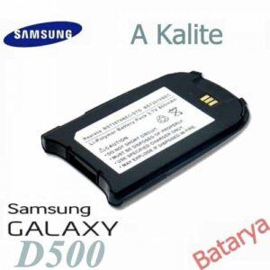 Samsung D500 Batarya A Kalite 750mAh Yeni Üretim Siyah Renk