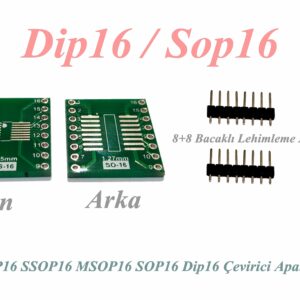 16 Pinli TSSOP16 SSOP16 MSOP16 SOP16 Dip16 Dönüştürücü Kart Aparat + 16pin çubuk Bios Eprom Yazma