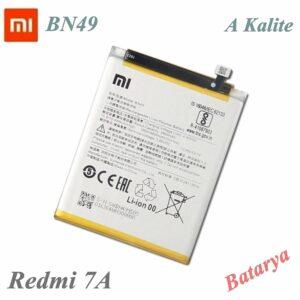 Xiaomi Redmi 7A Batarya BN49 Batarya Pil