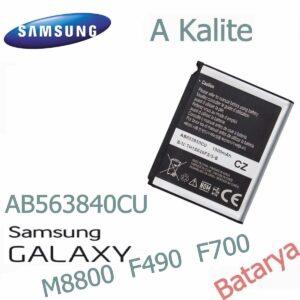 Samsung AB563840CU Batarya M8800 , F490 , F700 Uyumlu Samsung Galaxy Batarya