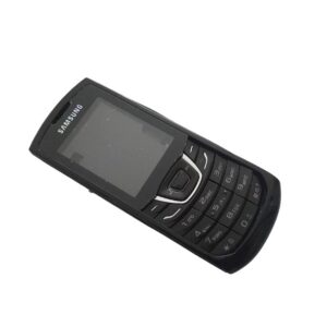 Samsung C3200 Full Kasa Kapak Tuş Takımı Samsung C3200 Siyah Renk Orta Kasa Ön Kapak Arka Kapak