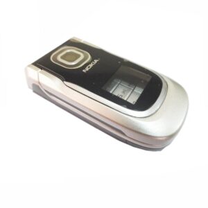 Nokia 2760 s Full Kasa Kapak Tuş Takımı Nokia 2760s Uyumlu Gri Siyah Renk Orta Kasa Ön Kapak Arka Kapak