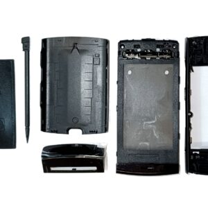 Nokia 5250 Full Kasa Kapak Tuş Takımı 5250 Uyumlu Siyah Renk Orta Kasa Ön Kapak Arka Kapak