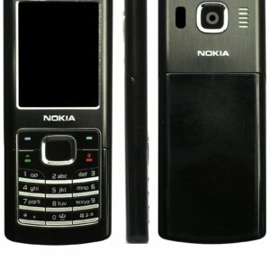 Nokia 6500C Kapak Nokia 6500C uyumlu Siyah ön Kapak Arka Kapak ve Tuş Takımı