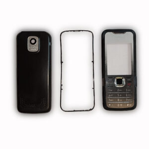 Nokia 7210s Kapak Nokia 7210s uyumlu Siyah ön Kapak Arka Kapak ve Tuş Takımı
