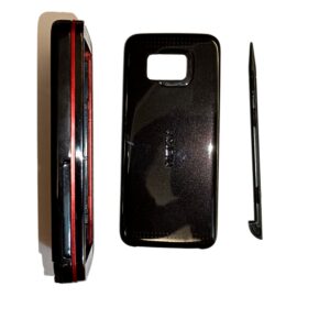 Nokia 5530 Full Kasa Kapak Tuş Takımı 5530 Uyumlu Siyah Renk Orta Kasa Ön Kapak Arka Kapak