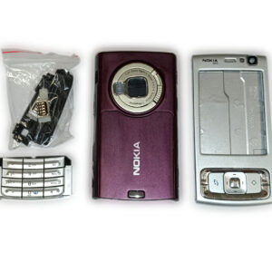Nokia N95 Kasa Kapak Tuş Takımı N95 Uyumlu Siyah Renk Orta Kasa Ön Kapak Arka Kapak Tuş Takımı