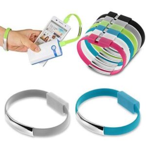 USB Bileklik Kablo iPhone 5-S 6-S 7 Plus X Uyumlu Şarj ve Data Kablosu 36 Adet Toptan Satış