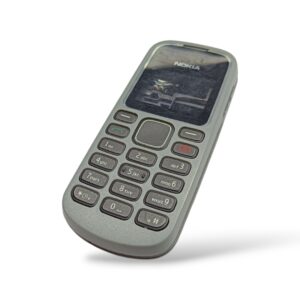 Nokia 1280 Kasa Kapak Nokia 1280 Uyumlu Kasa Gri Renk Orta Kasa ön kapak Arka Kapak Tuş Takımı