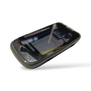 Samsung S5560 Kasa Samsung Galaxy S5560 Uyumlu Siyah Renk Orta Kasa Ön Arka Kapak Tuş Takımı 
