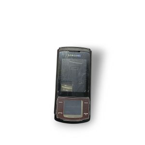 Samsung U900 Kasa Samsung SGH-U900 Uyumlu Siyah Renk Orta Kasa Ön Arka Kapak Tuş Takımı