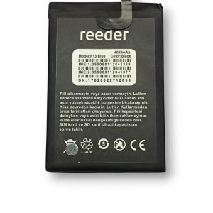 Reeder P13 Blue Batarya Reeder Uyumlu 405988P Batarya Soketli