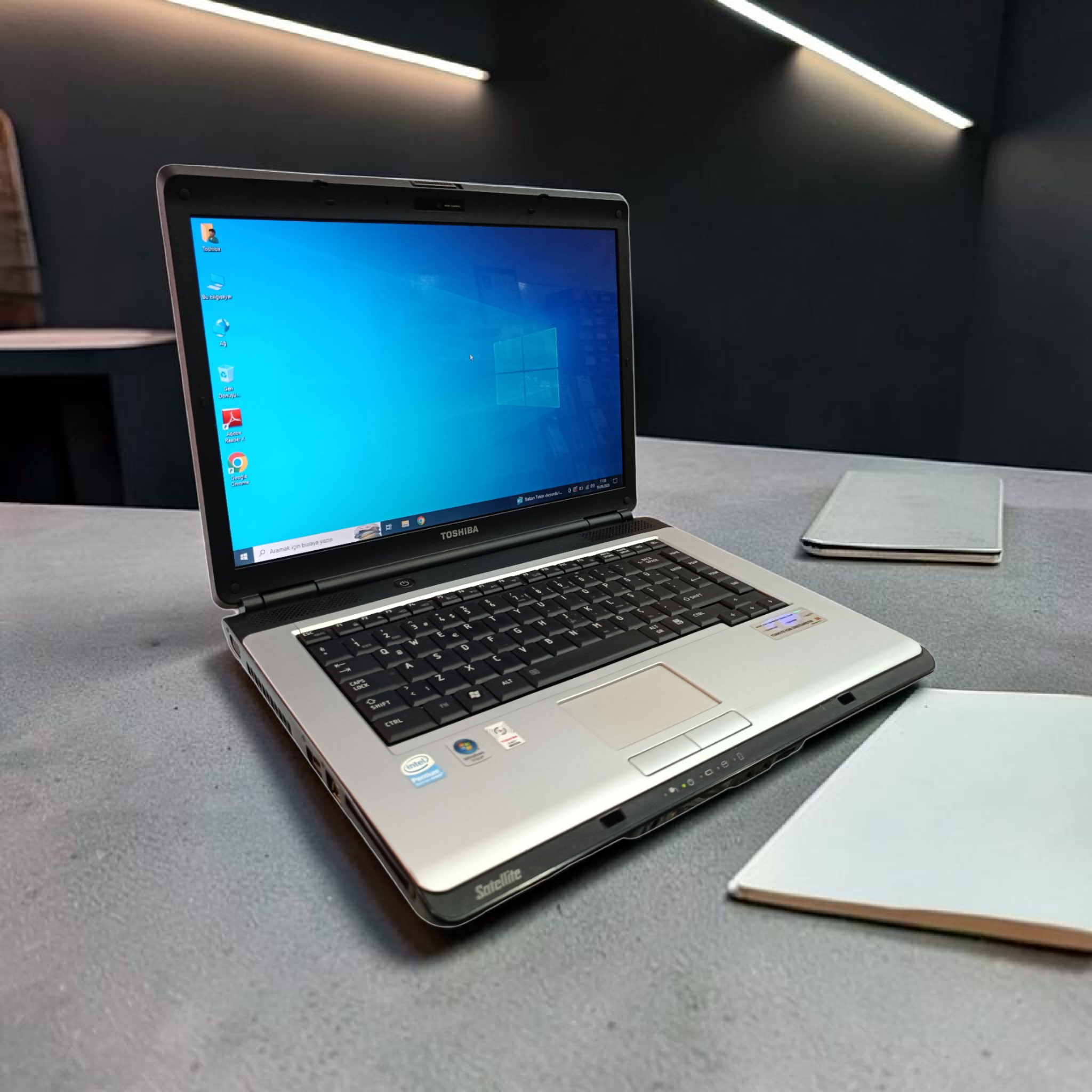 Toshiba Satellite L300 Laptop Intel Pentium Dual Core 2.0Ghz 4GB RAM 120GB SSD 1GB Ekran Kartı 30 dk Batarya Kod: 171 - Görsel 2