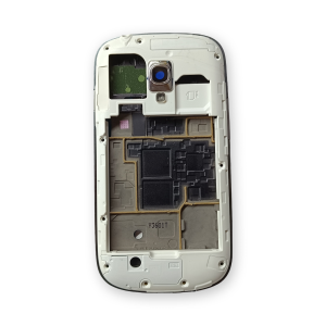 Samsung i8910 Kasa Samsung Galaxy S3 Mini Gri Renk Orta Kasa Çıtalı on off Ses tuş bordu Kamera Lensi