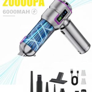 ST-6697APlus 20000 PA Şarjlı Kablosuz El Süpürgesi | Fırçasız Motorlu Güçlü Araç Süpürgesi